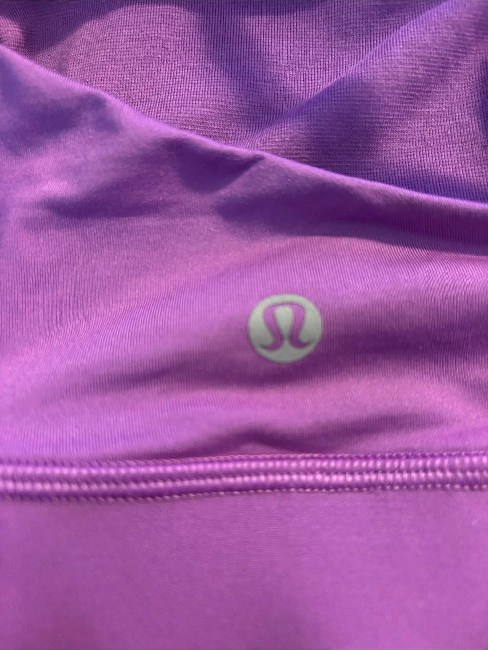 Lululemon Energy Bra, Electric Turquoise, Size 14